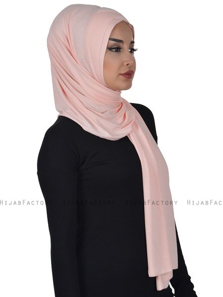 Sofia - Hijab Coton Pratique Vieux Rose