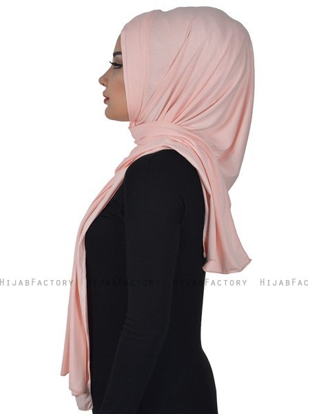 Sofia - Hijab Coton Pratique Vieux Rose