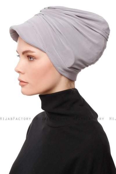 Sumeyye - Turban Gris Clair