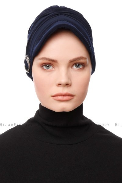 Sumeyye - Turban Bleu Marin