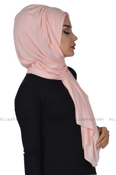 Tamara - Hijab Coton Pratique Vieux Rose