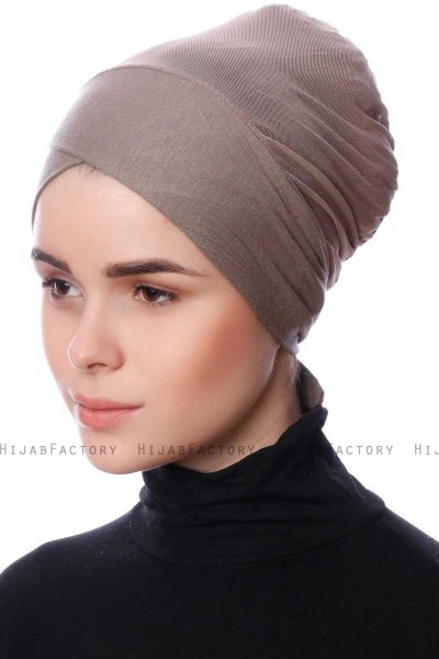Toulin - Bonnet Taupe Foncé De Ecardin
