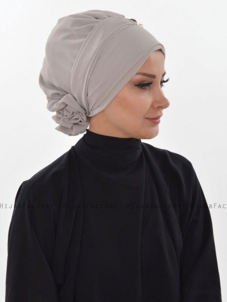 Ulrika Taupe Turban Ayse Turban Tasarim 323806c
