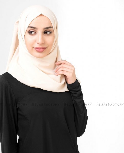 Whisper Pink - Ljusrosa Georgette Hijab InEssence Ayisah 5XA21b