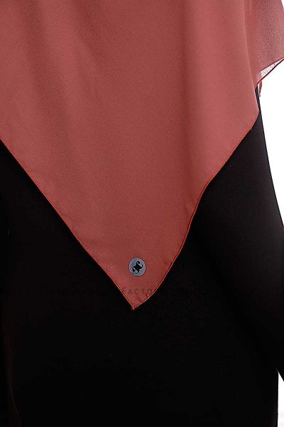 Yara - Hijab Crepe Pratique One-Piece Clay