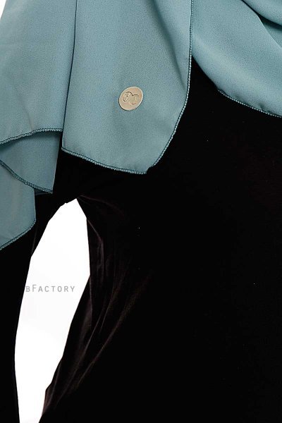 Yara - Hijab Crepe Pratique One-Piece Menthe