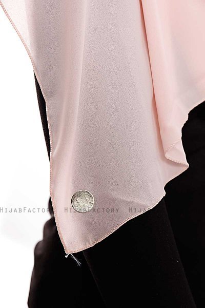 Yara - Hijab Crepe Pratique One-Piece Rose