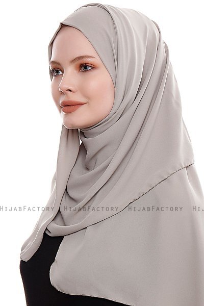 Yara - Hijab Crepe Pratique One-Piece Sand