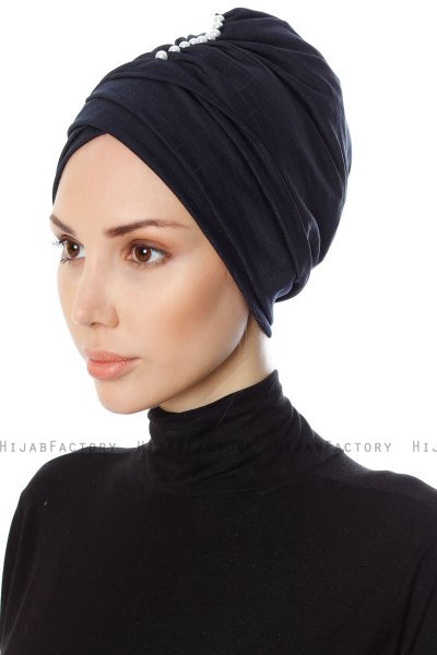 Yonca - Turban Bleu Marin