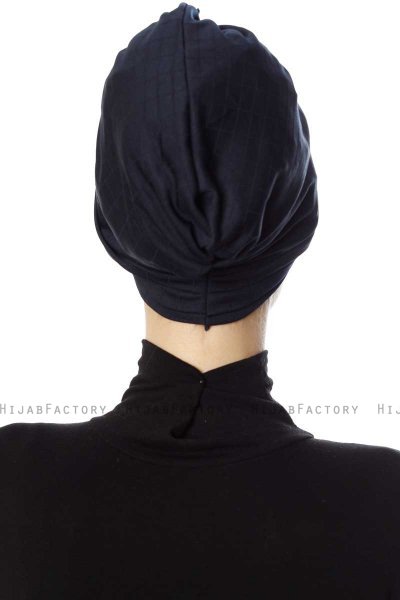 Yonca - Turban Bleu Marin