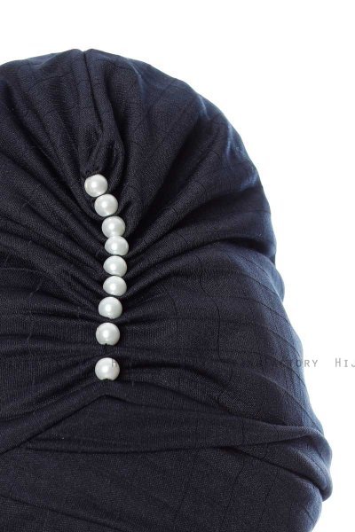 Yonca - Turban Bleu Marin