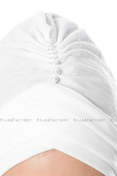 Yonca - Turban Blanc
