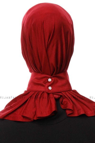 Zeliha - Hijab Pratique Viscose Bordeaux
