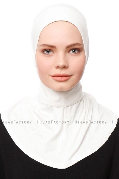 Zeliha - Hijab Pratique Viscose Crème