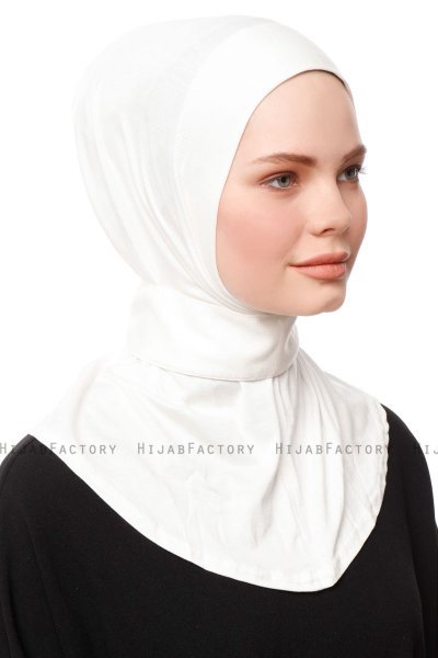 Zeliha - Hijab Pratique Viscose Crème
