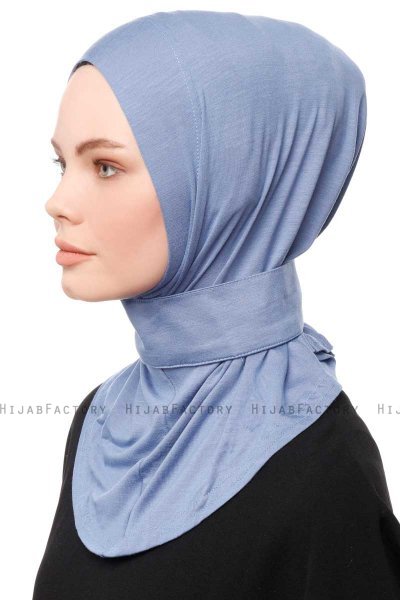 Zeliha - Hijab Pratique Viscose Indigo