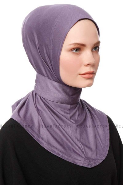 Zeliha - Hijab Pratique Viscose Violet