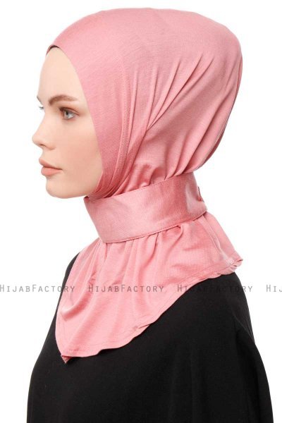 Zeliha - Hijab Pratique Viscose Rose Foncé
