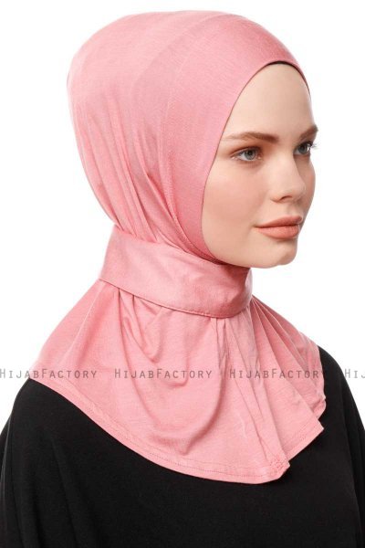 Zeliha - Hijab Pratique Viscose Rose Foncé