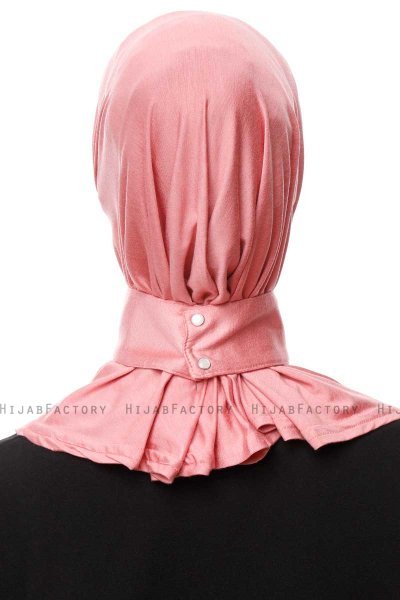 Zeliha - Hijab Pratique Viscose Rose Foncé