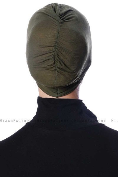Zeynep - Bonnet Parizien Kaki - Ecardin
