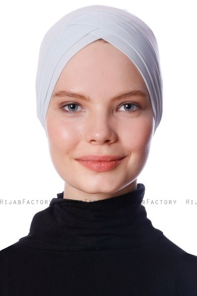 Zeynep - Bonnet Parizien Gris Clair - Ecardin