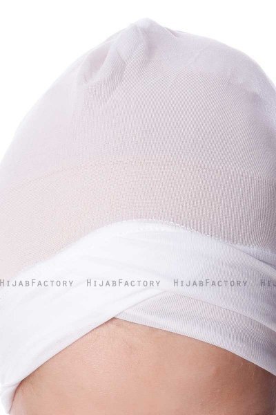 Zeynep - Bonnet Parizien Blanc - Ecardin