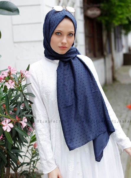 Malika - Hijab Bleu Marin - Sal Evi