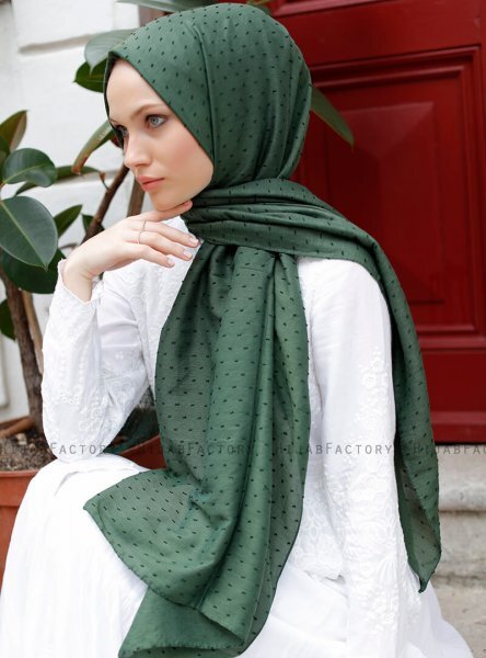 Malika - Hijab Vert Foncé - Sal Evi