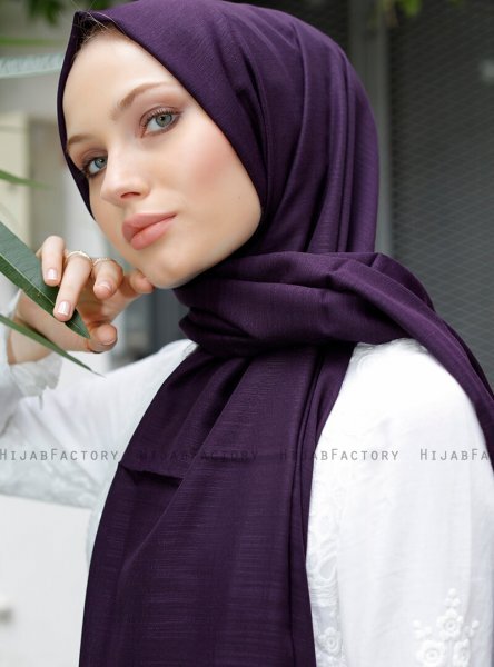Zaina - Hijab Violet Foncé - Sal Evi