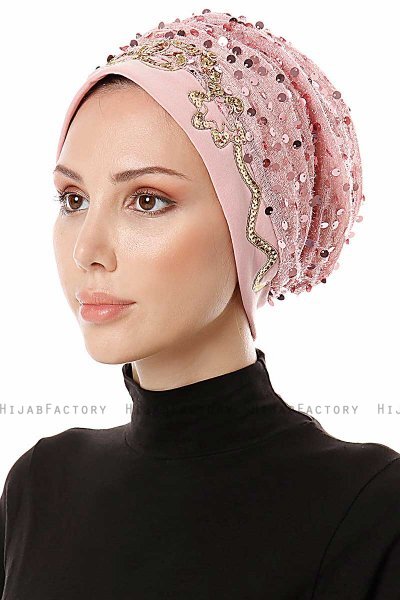 Zuleyha - Turban Vieux Rose