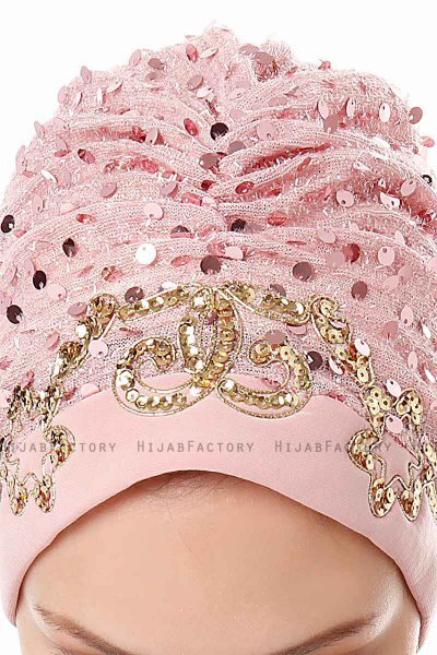 Zuleyha - Turban Vieux Rose